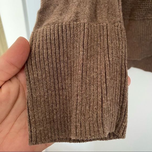 MOSSIMO knit tunic cardigan brown XL button VGUC - Picture 5 of 8